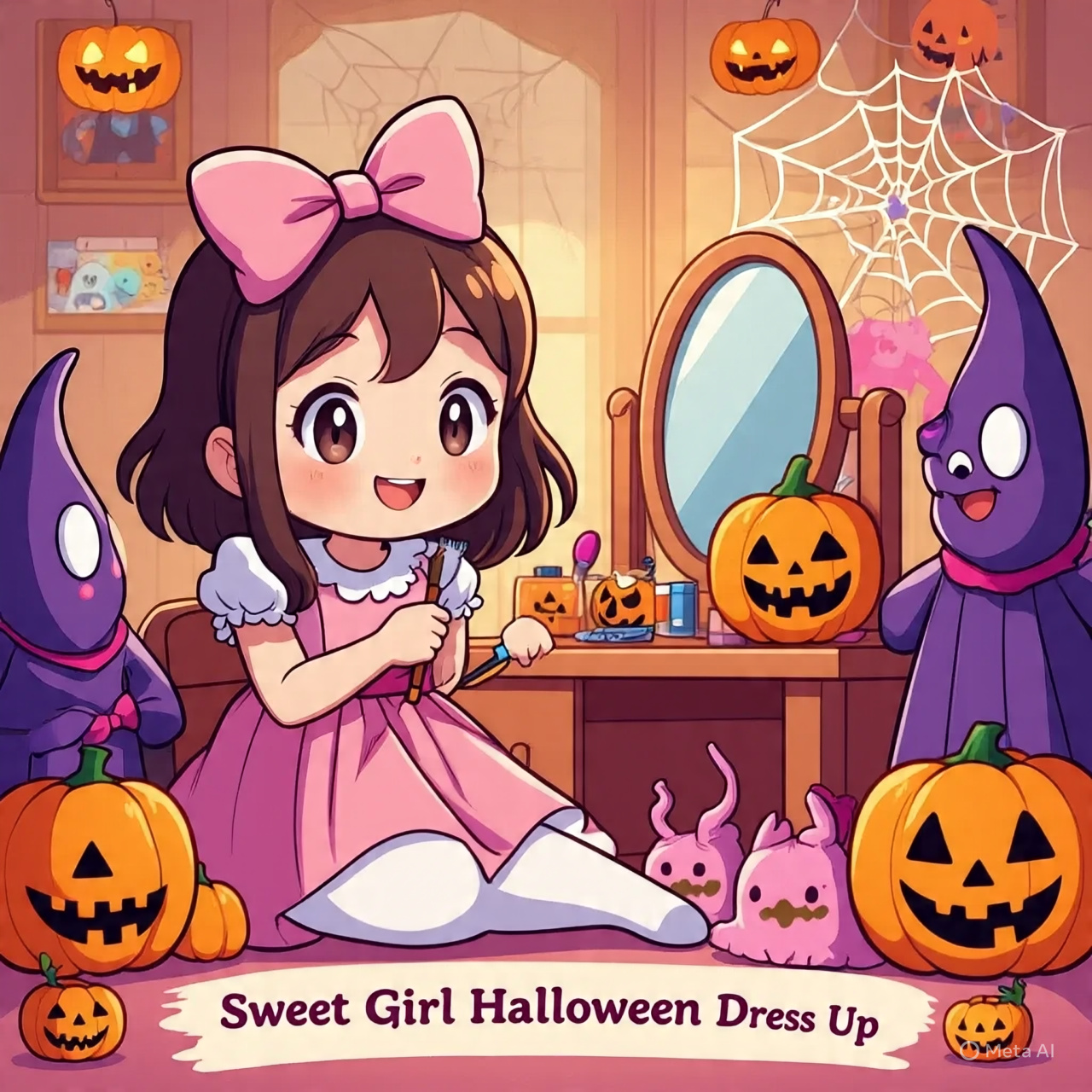 Sweet Girl Halloween Dress Up